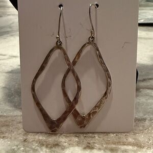 Waxing Poetic Hammered Silver Earrings